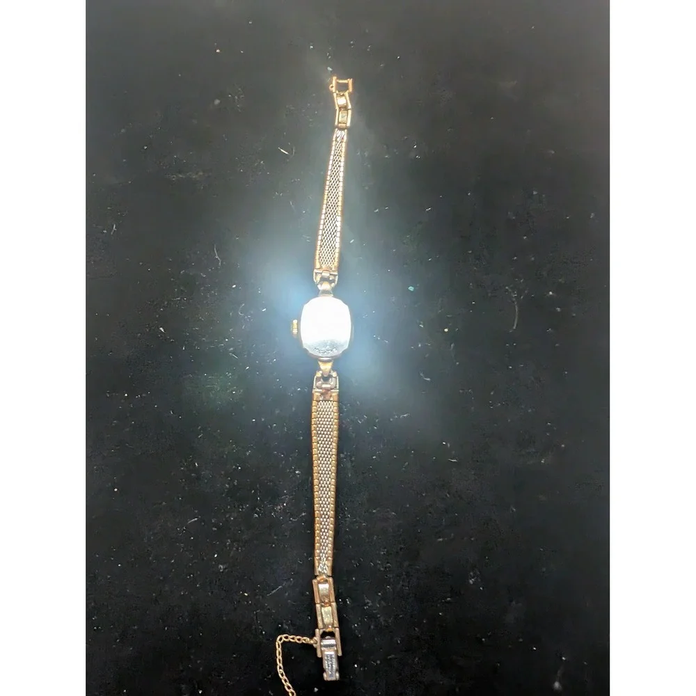 Vintage Hamilton Mechanical Womens Watch 10k RGP Bezel Manual Wind
